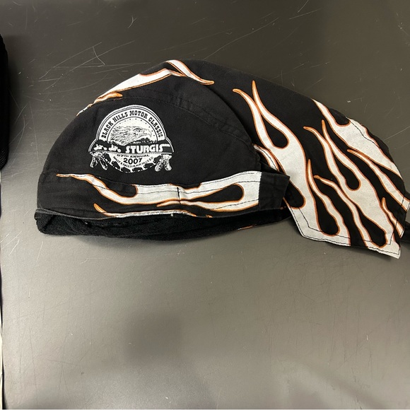 Jack Daniel’s & Black Hills Sturgis Bandanna with cool flames and logos - Picture 5 of 16